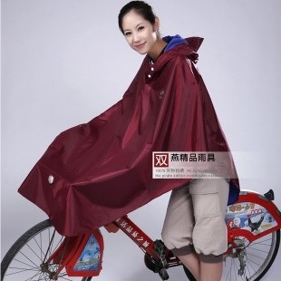 Oxford fabric poncho fashion bicycle singleplayer raincoat plus size thickening - - - - bicycle poncho