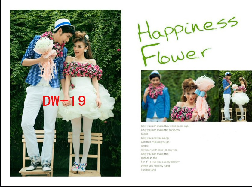 P New arrival 2013 lovers clothes lovers photo service spring lovers wedding photo service