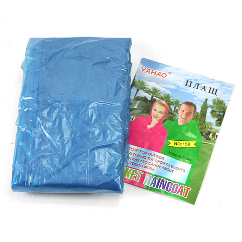 P1357 lengthen portable disposable raincoat poncho
