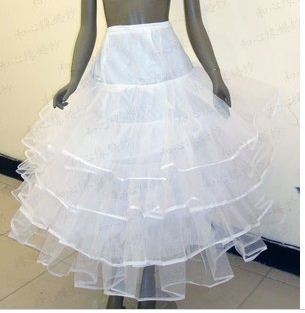 p15 Free shipping 4-layer no bone Wedding Bridal train Dress Petticoat Crinoline Wedding Accessories