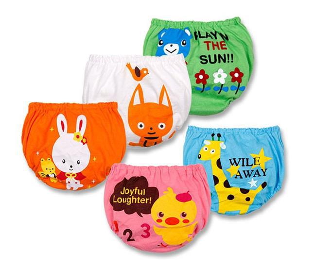 P206 Wholesale Girls Underwear Cartoon Design Cotton Girls Panties Lot Color 40pcs/lot  fit 2-5yrs Baby Free Shipping