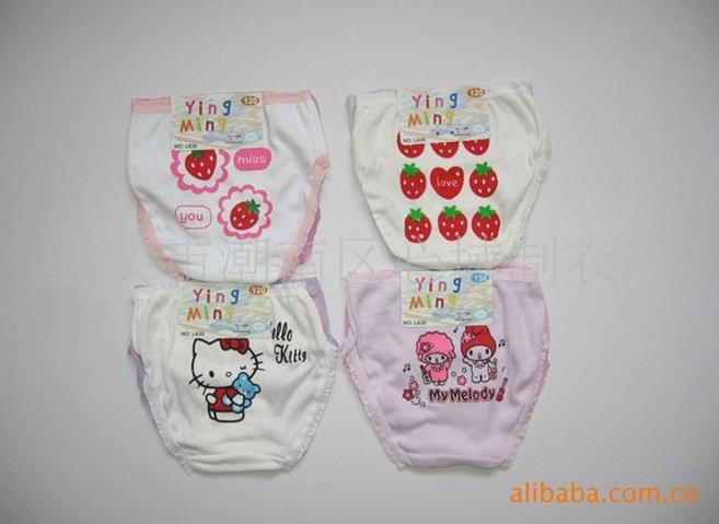 P216 Wholesale Girls Briefs Kids Cute Cartoon Panty High- Quality Cotton Lot Color 60pcs/lot Fit 2-10 Girls Free Shipping