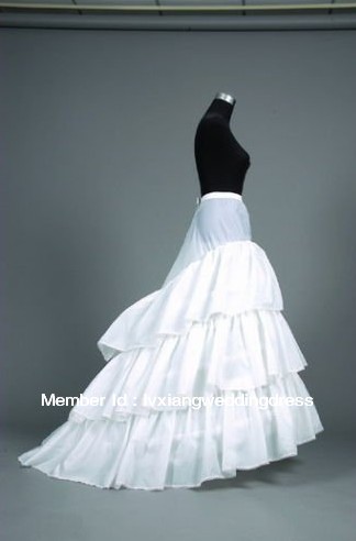 P4 wholesale four layers petticoat /bridal dress petticoat