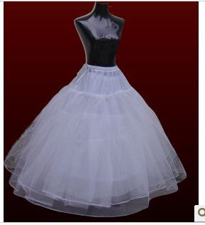 p8 Free shipping no bone four-layer Wedding Bridal Dress Petticoat  Crinoline Wedding Accessories