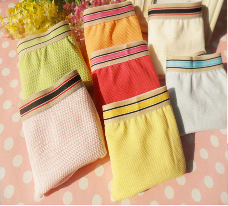 Package hip underwear waist women underwear cotton pineapple pattern