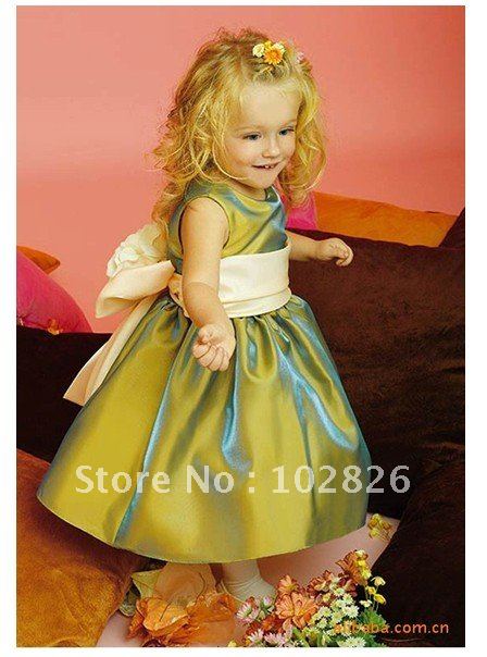 pageant dresses for little girls 2012 free shipping flower girl dresses for weddings ,beautiful flower girl dress!~~CK104~~