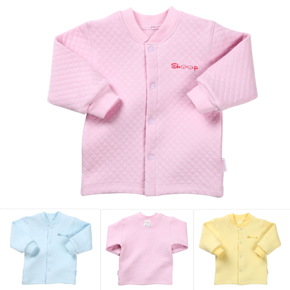 Pajamas Winter Winter thermal before open buckle baby 100% cotton underwear baby thickening top newborn sleepwear 2013
