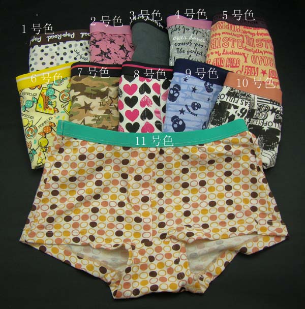 Panties women's mid waist 100% cotton panties slim hip