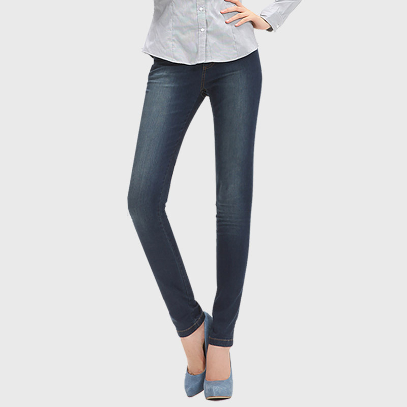 Pants 2012 water wash fresh jeans female elastic waist a90