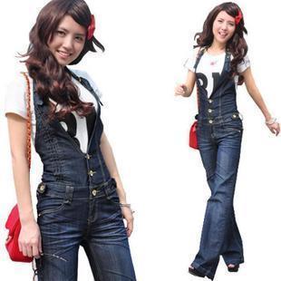 Pants jeans bib pants 11979 free shipping