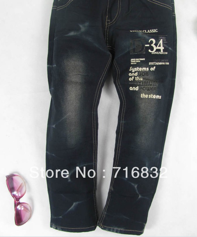 Panty spring 2013 paragraph no fading sand wash jeans children jeans single-pants detonation of sell like hot cakes wholesale