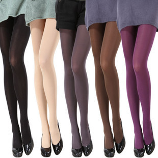 Pantyhose female spring and summer thin silk velvet pants multicolour pantyhose