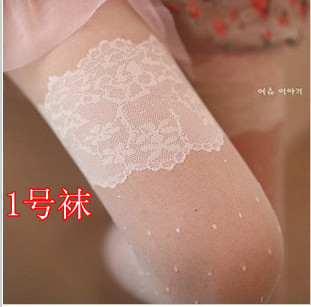 pantyhose lace socks princess white stockings female socks