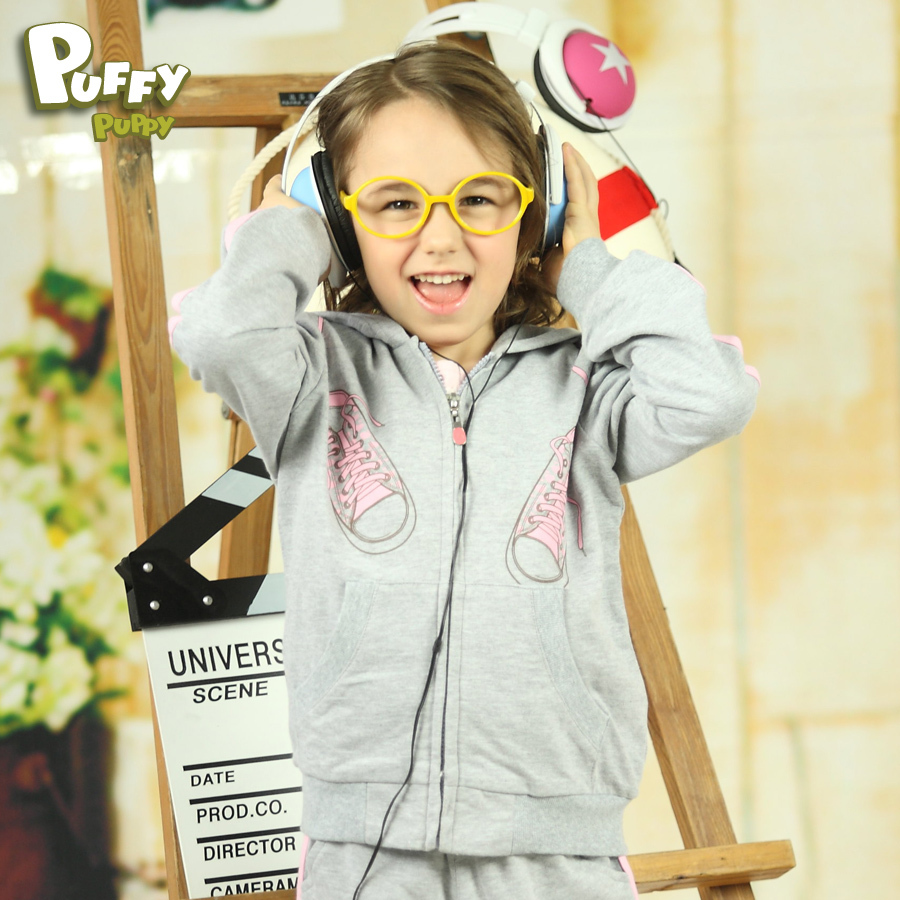 Parfait fay child spring children's clothing with a hood jersey female child sweatshirt female big boy spring and autumn