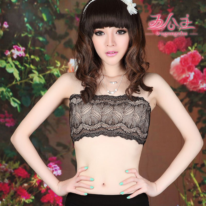 Peacock princess in south asia decorative pattern modal tube top basic tube top around the chest anti emptied single-bra