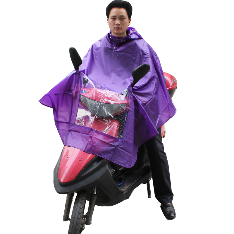 Pearlizing compound motorcycle raincoat plus size soft drinks windproof electric bicycle poncho translucent ultra elastic
