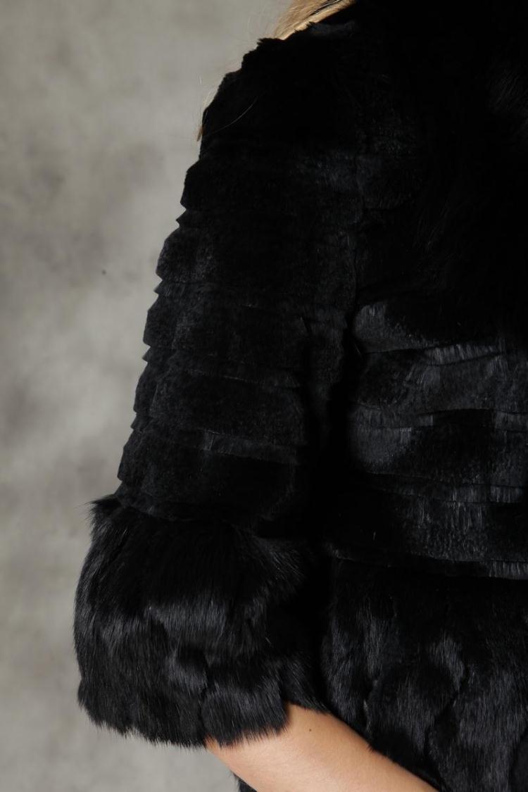 PengHua high end custom import rabbit fur coat slim big European conventional latest