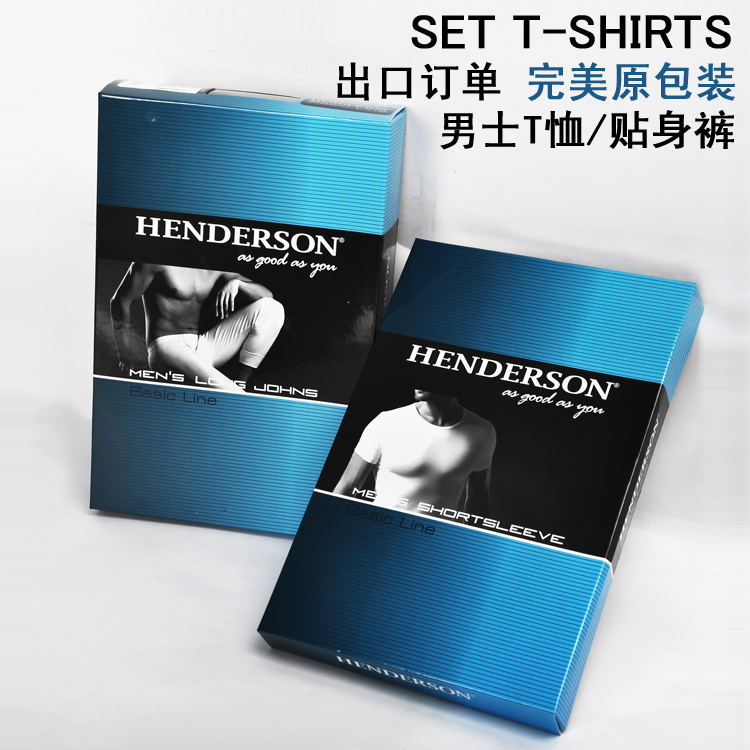 Perfect original packaging ~combed cotton fabric male basic short-sleeve T-shirt underwear,Pajama pants