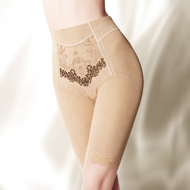 Perfect underwear high-elastic net roll-up hem abdomen drawing butt-lifting three-dimensional midsweet ultra high waist WSK0131