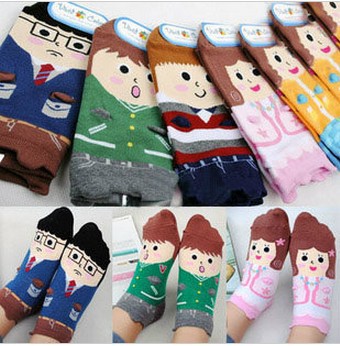 Personality character candy color solid  trend ship socks floor couples socks 20 Pairs