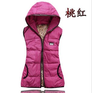 Personalized Women autumn and winter slim fashion vest lovers  plus size down Cotton Vest