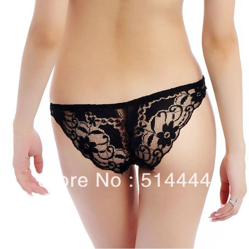 Perspectivity panties nice bottom temptation women's comfortable bamboo fibre lace transparent sexy briefs
