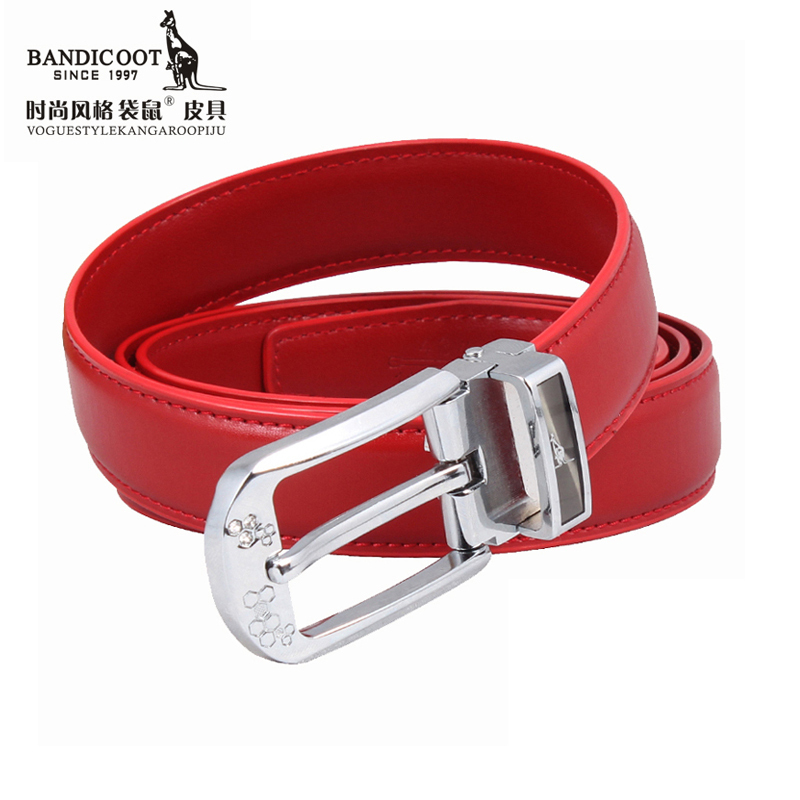 Phalanger strap women's pin buckle all-match fashion genuine leather belt Women cowhide