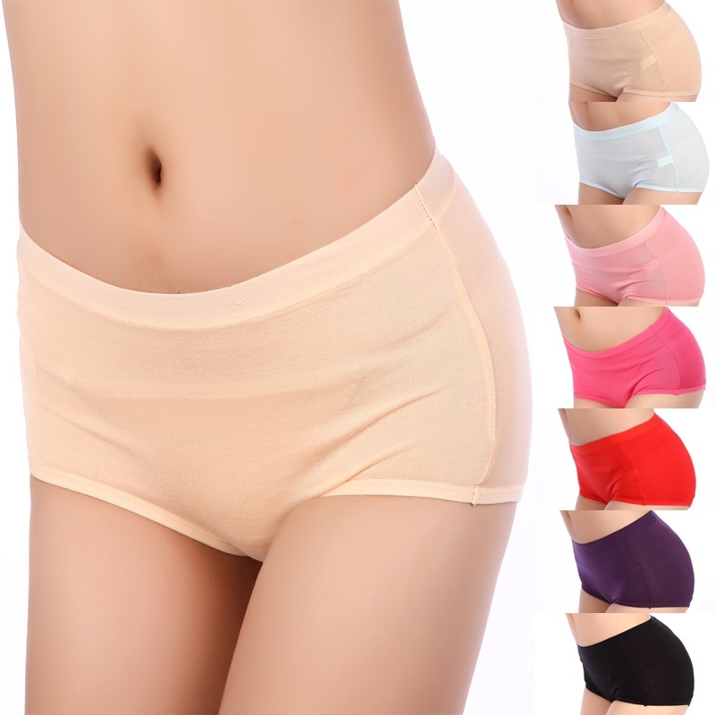Physiological panties female plus size physiological pants night use bamboo charcoal health pants leak proof