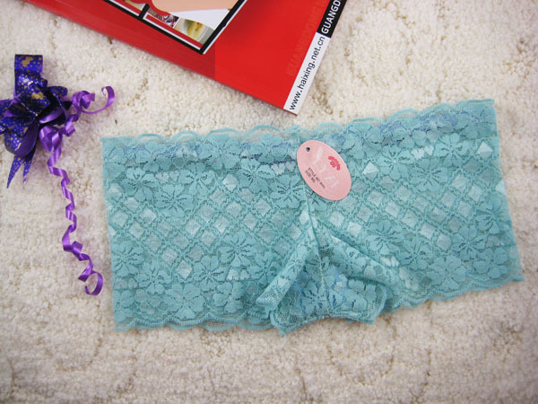 Pierced Butterfly lace sexy underwear princess sexy ladies panties butterfly tie with diamond lace temperament briefs