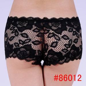 Pierced Butterfly lace sexy underwear princess sexy ladies panties butterfly tie with diamond lace temperament briefs