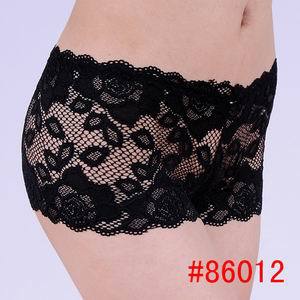 Pierced Butterfly lace sexy underwear princess sexy ladies panties butterfly tie with diamond lace temperament briefs