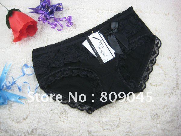 Pierced Butterfly lace sexy underwear princess sexy ladies panties butterfly tie with diamond lace temperament interest 86316-1