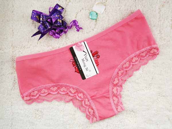 Pierced Butterfly lace sexy underwear princess sexy ladies panties butterfly tie with diamond lace temperament interest 86357-2