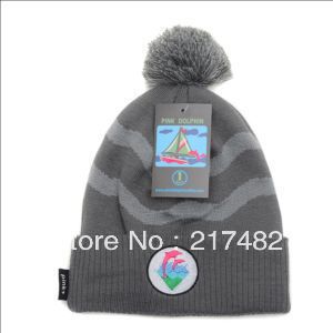 Pink Dolphin Beanie Hats Are Extremely Loved By People freeshipping Grey cheap selling online !