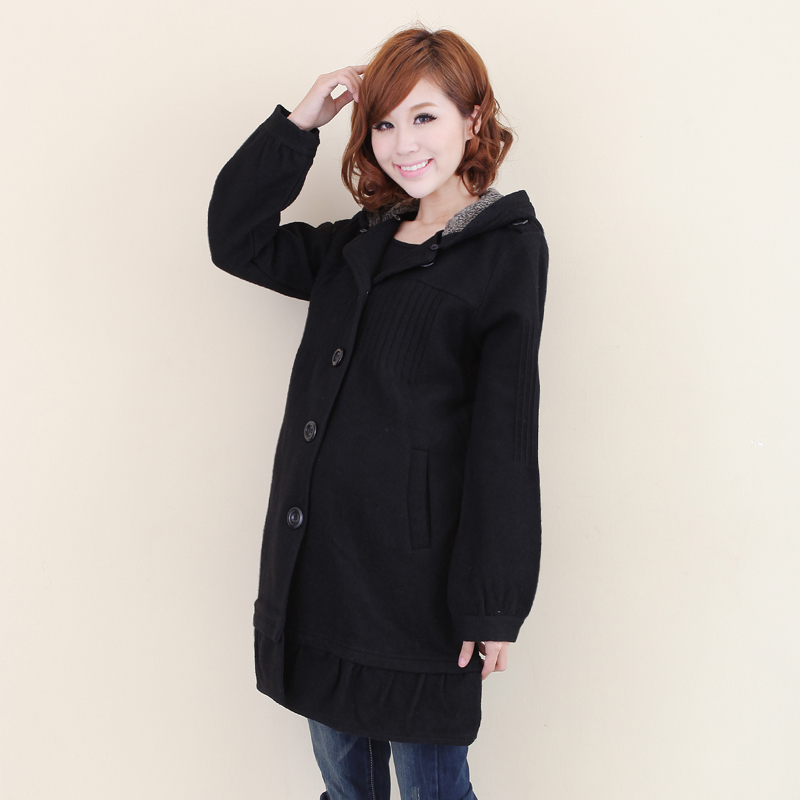 Piti house autumn and winter maternity clothing fashion maternity outerwear maternity overcoat 13328