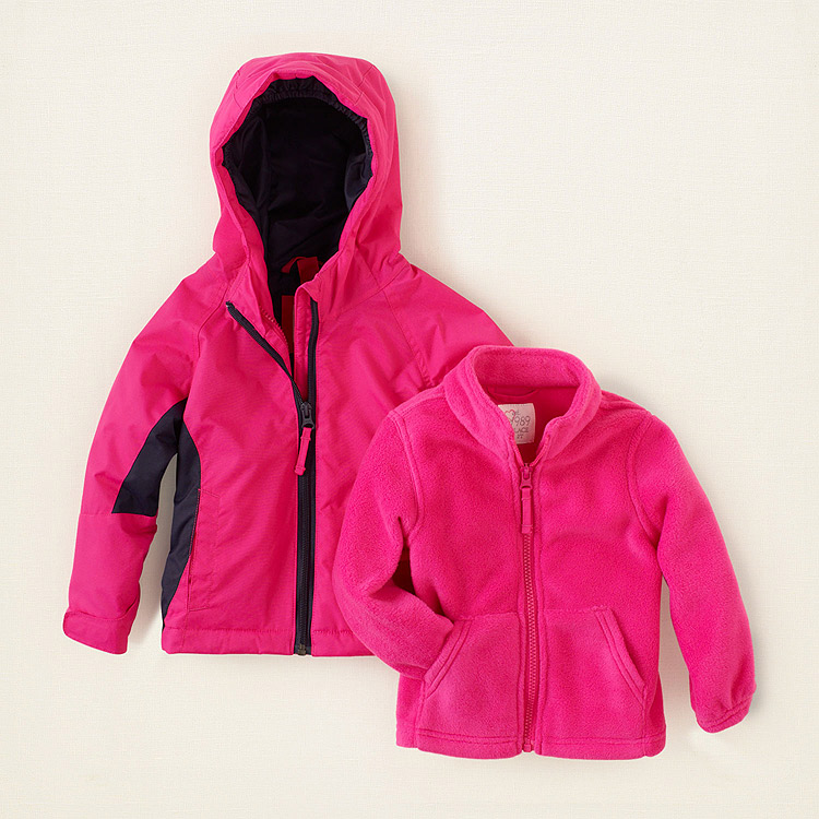 Place children's clothing child outdoor trench thickening wadded jacket outdoor ski suit jacket
