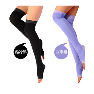 Plastotype leg socks fat burning stovepipe socks 420d spring and autumn thick medium-long socks wire socks