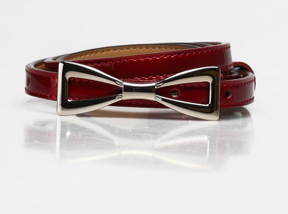 Plug feiluo fashion Genuine Leather Belt women's Belt strap elegant bow agings  waist of trousers belt
