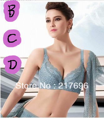 plus size B C D bra push up bra cotton lace bra underwire bra leopard full cup thin bodycare vs 36d 34d 40d women 2013 new