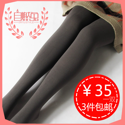 Plus size beautiful women spring and summer lengthen plus size velvet pantyhose socks stockings female