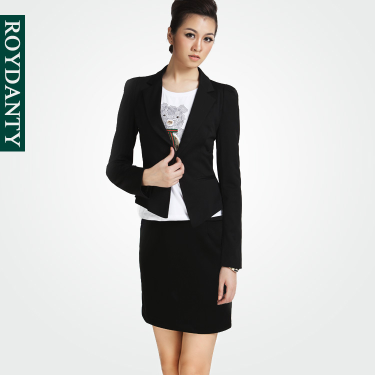 Plus size clothing work wear career set women's autumn work wear