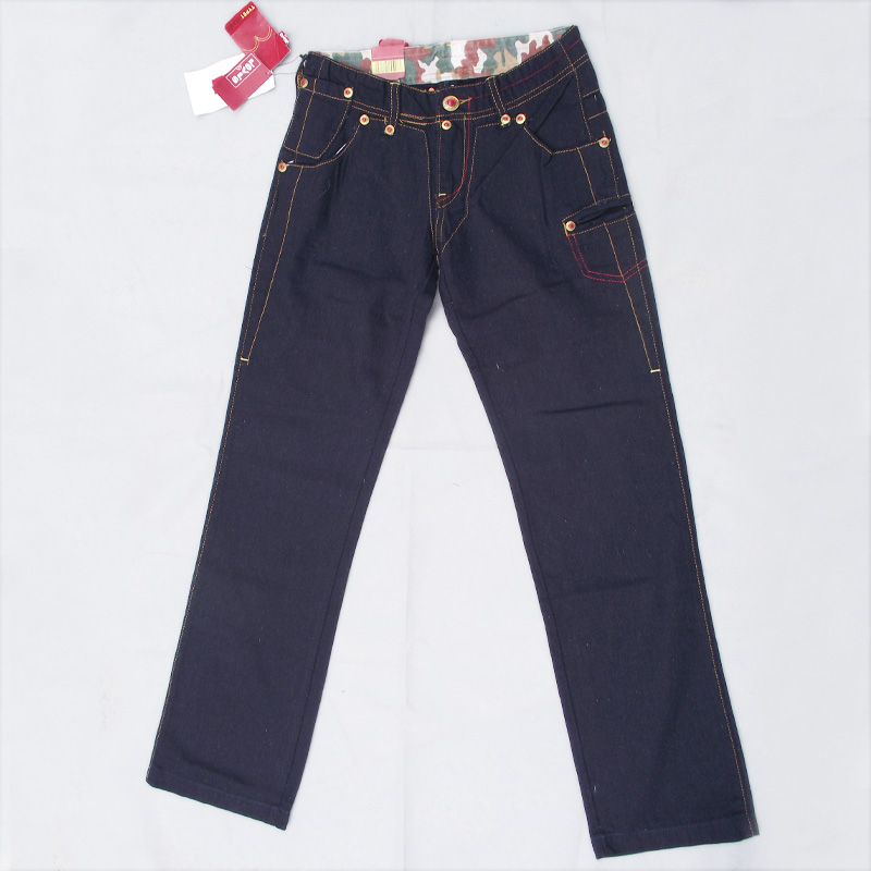 Plus size jeans female low-waist straight trousers female trousers autumn loose 742