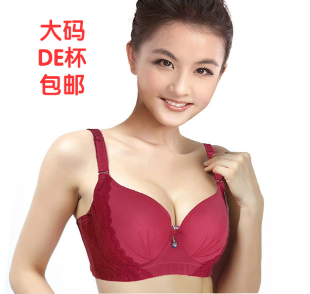 Plus size large cup bra push up big cup thin cup bra d cup large underwear 2012 autumn