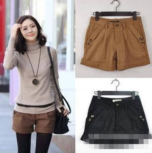 Plus size New arrival Free shipping Wholesale Korean 2012 Autumn&Winter Poncho Shorts women pants new fashion