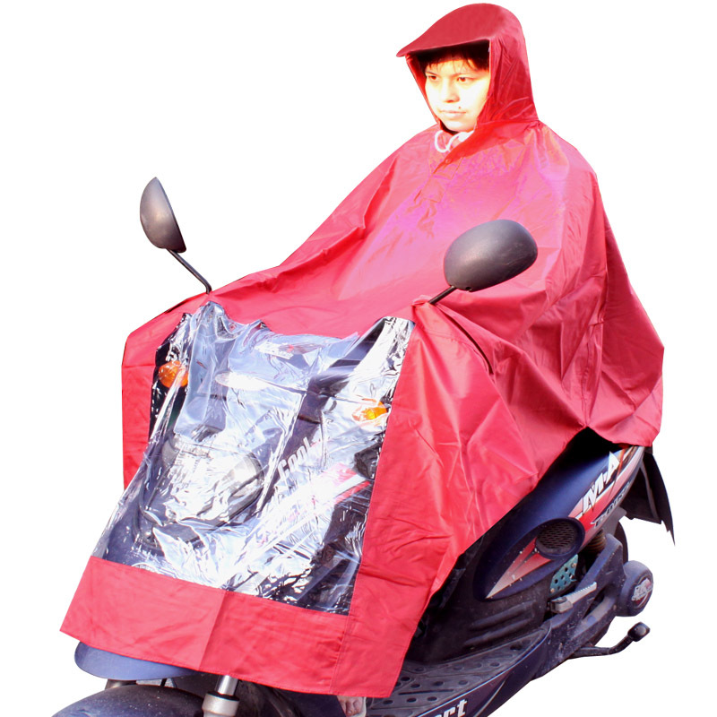 Plus size thickening electric bicycle poncho motorcycle raincoat pedal car moped raincoat