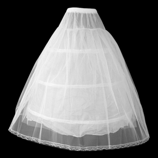 Plus size thickening excellent panniers ring tape yarn wedding panniers wedding panniers veil gloves 002