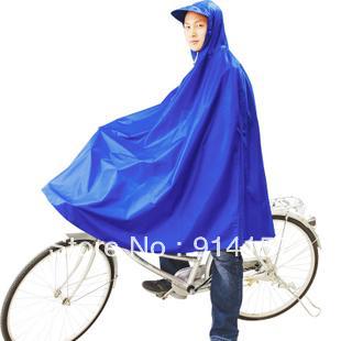 Plus size thickening oxford fabric transparent big hat brim bicycle electric bicycle motorcycle singleplayer raincoat poncho