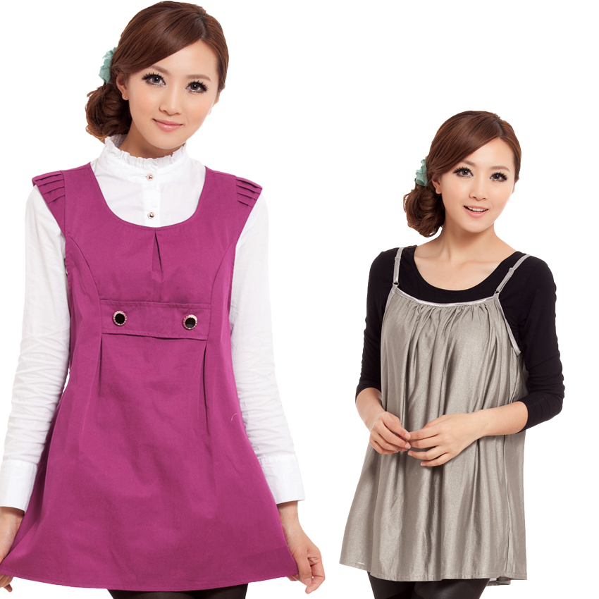 Plus size xxl beauty silver fiber radiation-resistant maternity clothing maternity radiation-resistant 606q
