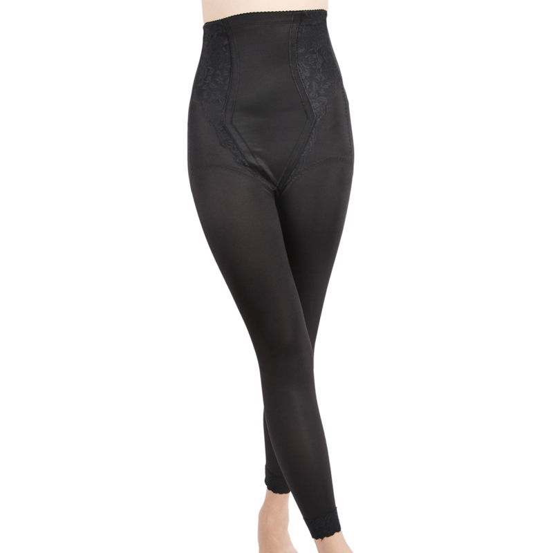 Plus velvet long thermal body shaping pants high waist abdomen pants butt-lifting drawing fat burning thin plus size legging