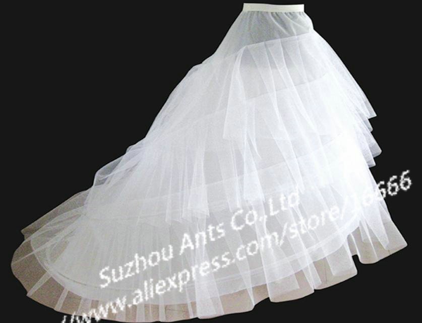 PM418 Hot Sale Cheap Wedding Accesory White Bridal Petticoat